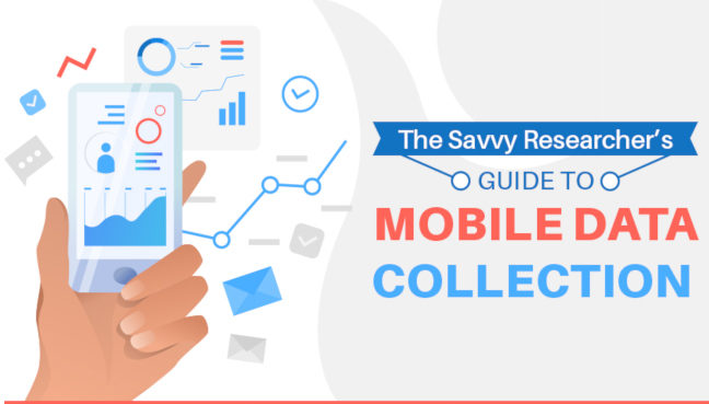 infographic, mobile data, collection